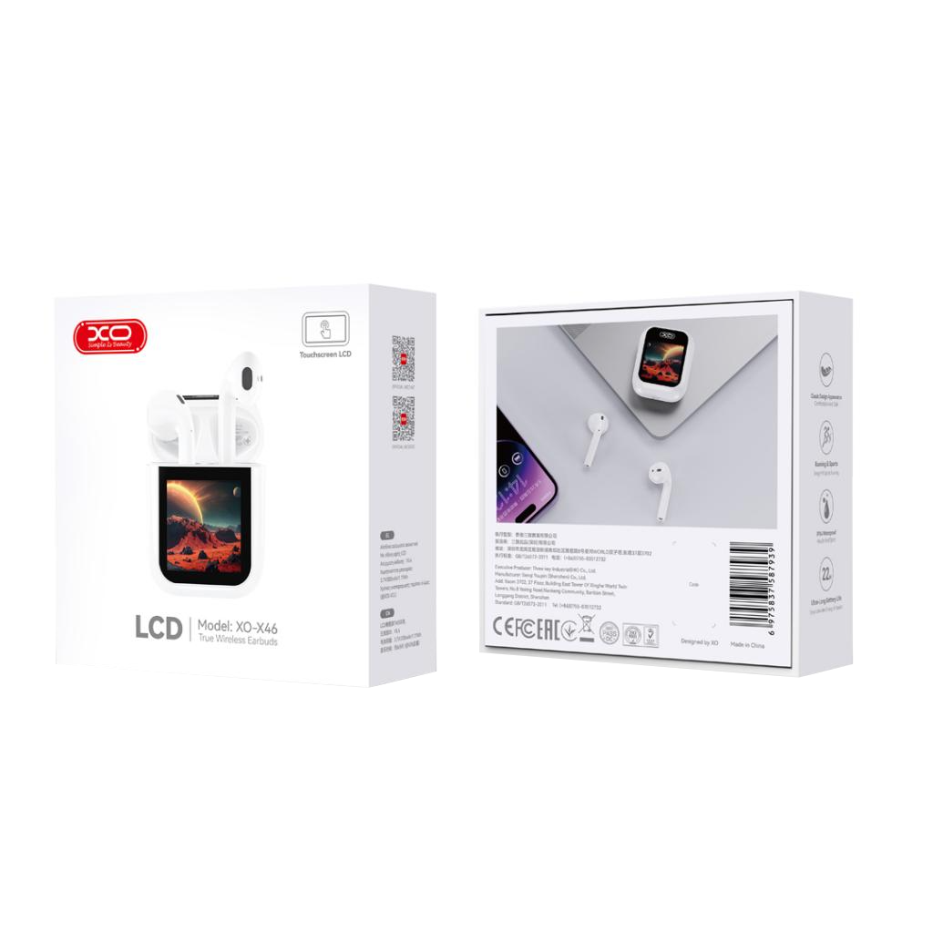 Handsfree Bluetooth XO Design X46 2e Gen, TWS, Wit