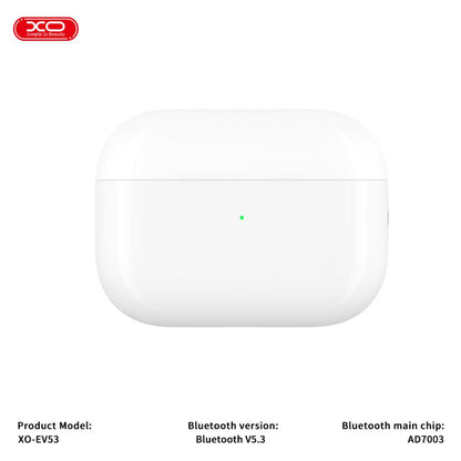 Handsfree Bluetooth XO Design EV53, TWS, ANC, Wit