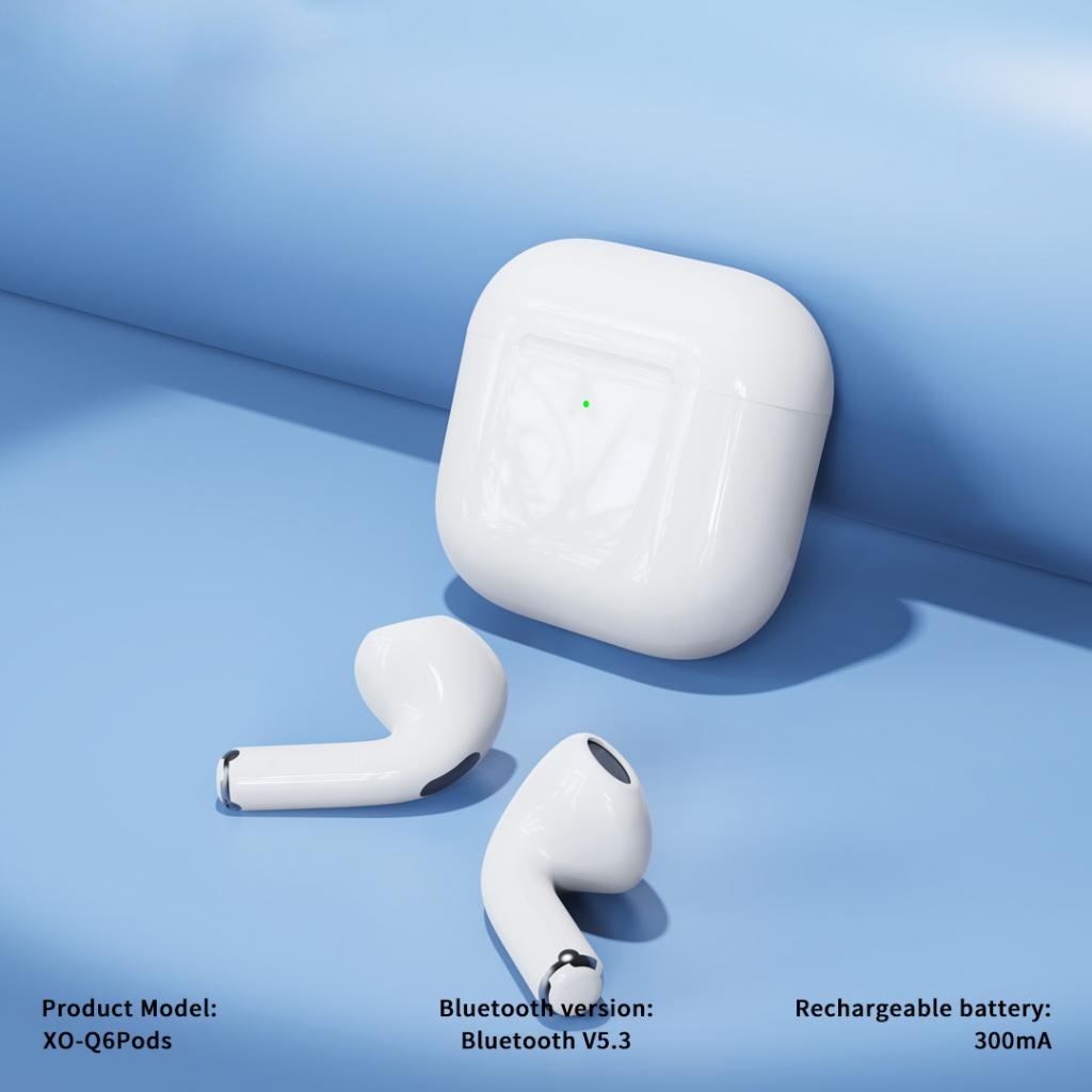 Handsfree Bluetooth XO Design Q6 Pods, TWS, Wit