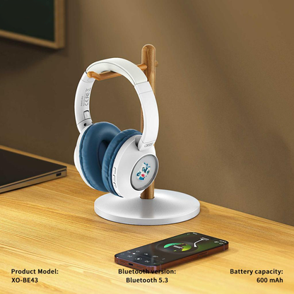 Handsfree Bluetooth XO Design BE43, A2DP, Blauw