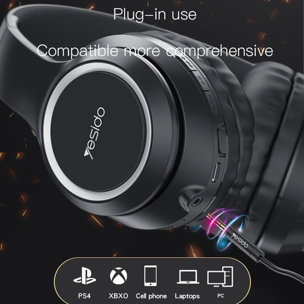 Handsfree Bluetooth Yesido EP03, A2DP, Zwart