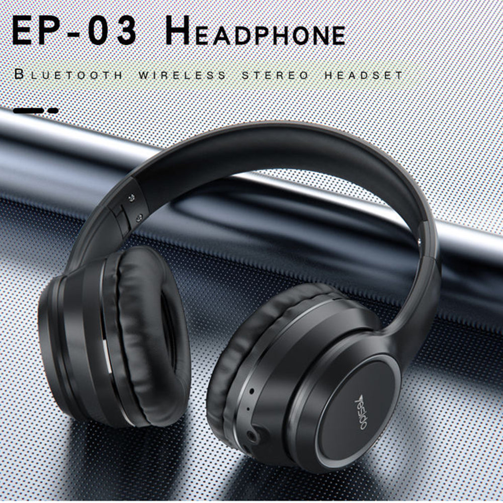 Handsfree Bluetooth Yesido EP03, A2DP, Zwart