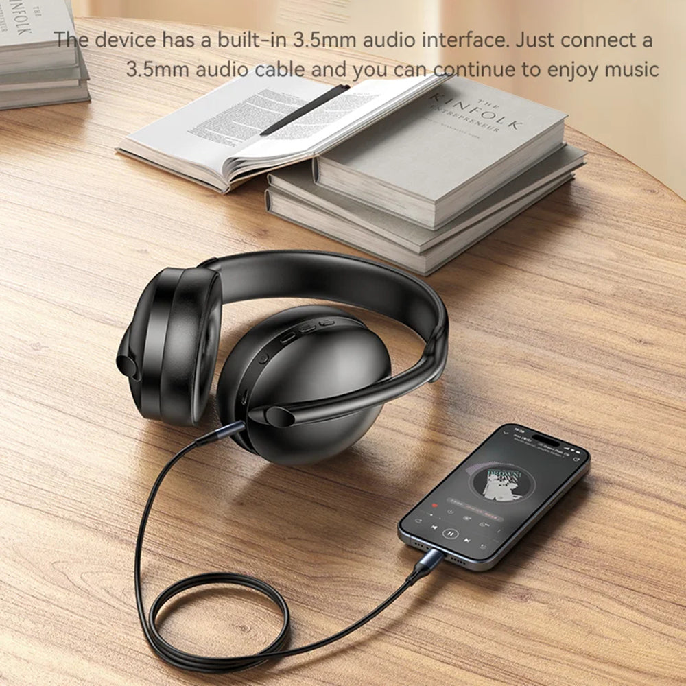 Handsfree Bluetooth Yesido EP08, A2DP, ANC, Zwart