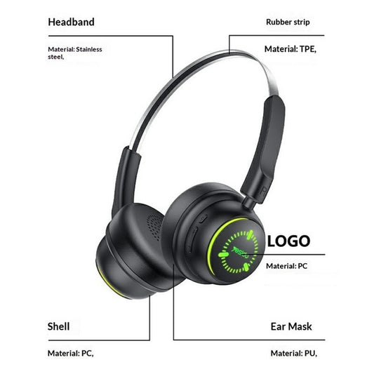 Handsfree Bluetooth Yesido EP15 Kids, A2DP, Zwart