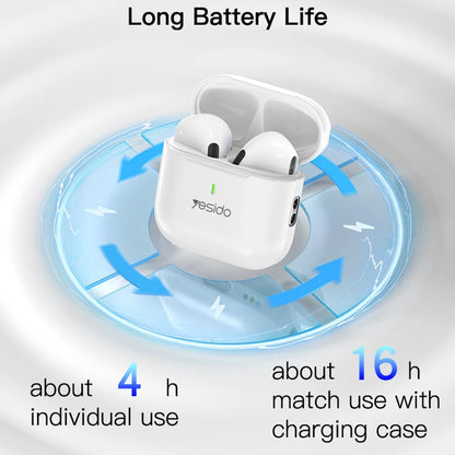 Handsfree Bluetooth Yesido TWS17, TWS, Wit