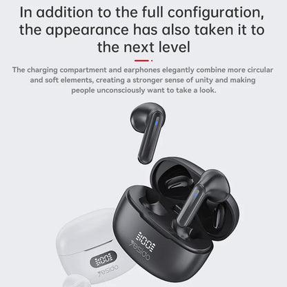 Handsfree Bluetooth Yesido TWS19, TWS, Zwart