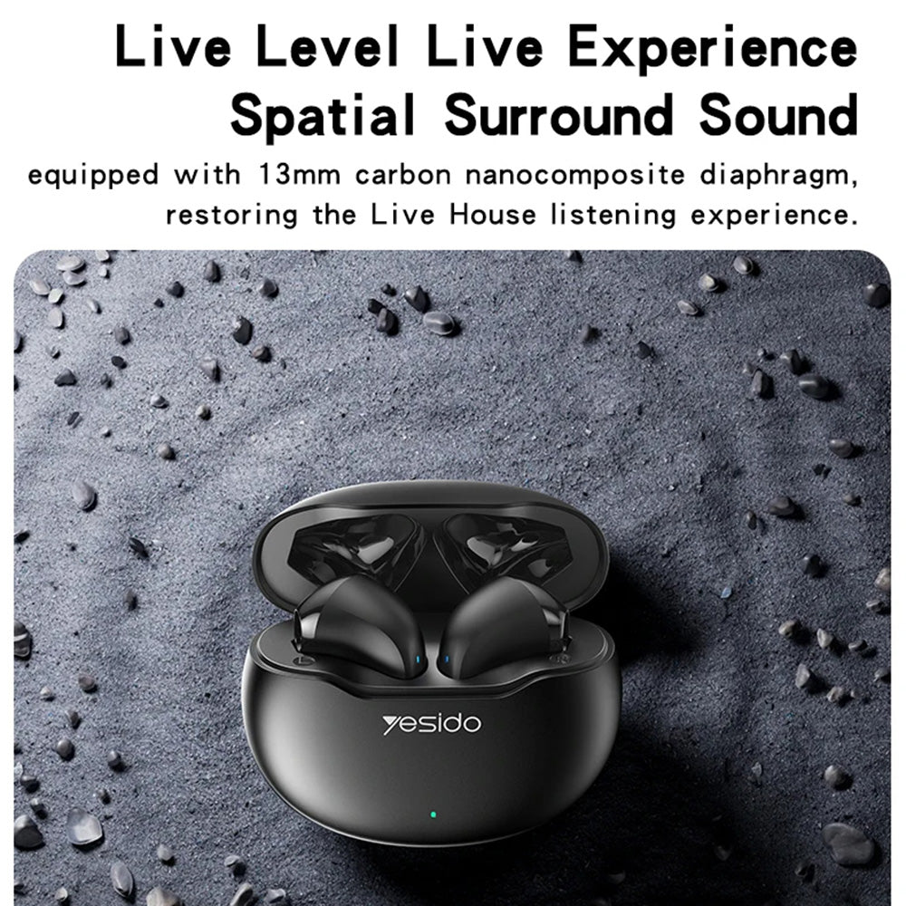 Handsfree Bluetooth Yesido TWS21, TWS, Wit