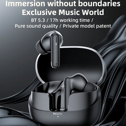 Handsfree Bluetooth Yesido TWS26, TWS, Zwart