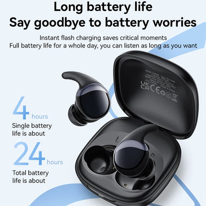 Handsfree Bluetooth Yesido TWS30, TWS, ANC, Black