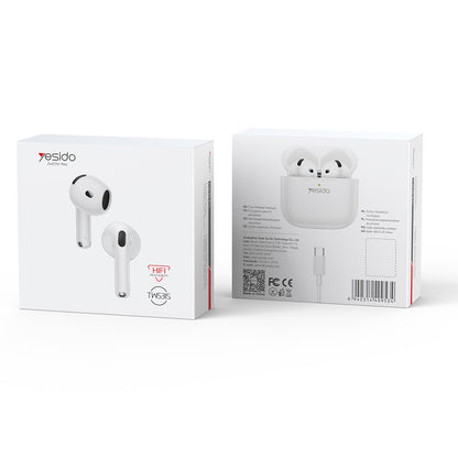 Handsfree Bluetooth Yesido TWS31S, TWS, Wit