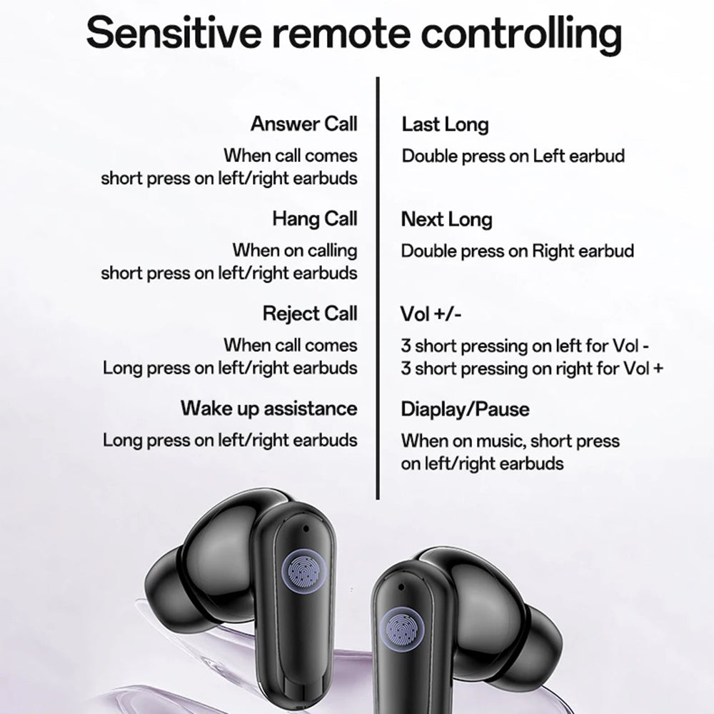 Handsfree Bluetooth Yesido TWS38, TWS, Black