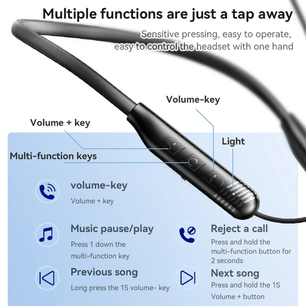 Handsfree Bluetooth Yesido YSP20, A2DP, Black