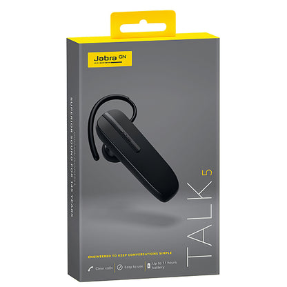 Handsfree Bluetooth Jabra TALK 5, Multipunt, Zwart 100-92046900-60