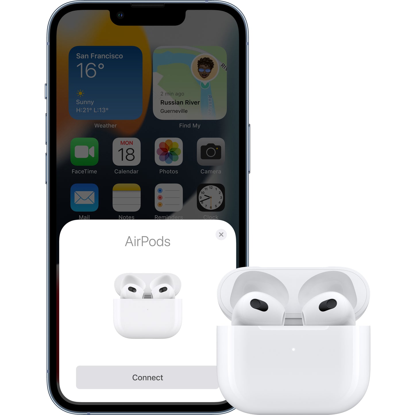 Handsfree Bluetooth Apple Airpods 3, Wit MME73ZM/A
