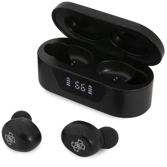 Handsfree Bluetooth Guess Classic Logo, TWS, Zwart