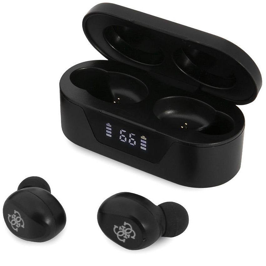 Handsfree Bluetooth Guess Classic Logo, TWS, Zwart
