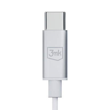 Handsfree USB-C 3MK, Wit 