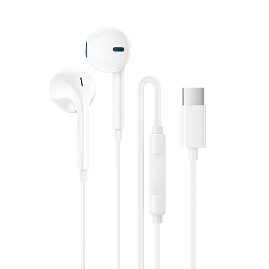 Handsfree USB-C Borofone BM100 Fuente, Wit