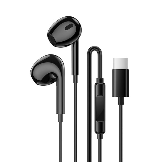 Handsfree USB-C Borofone BM100 Max Fuente, Zwart
