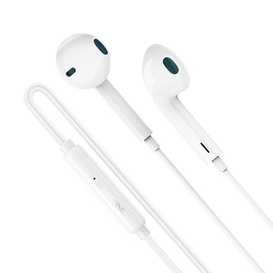 Handsfree USB-C Borofone BM100 Fuente, Wit