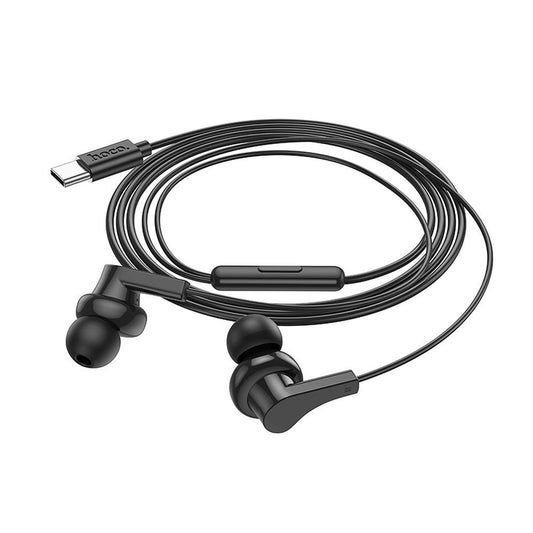 Handsfree USB-C HOCO M114, Zwart