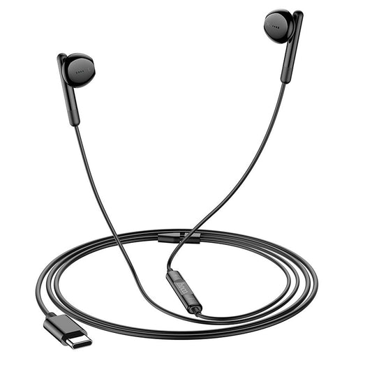 Handsfree USB-C HOCO M93, Zwart