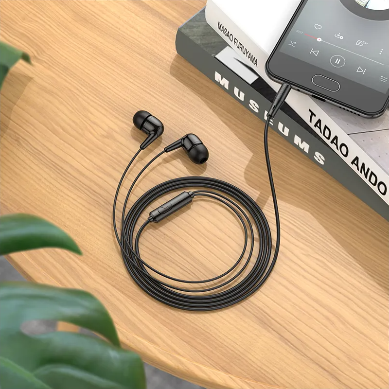 Handsfree USB-C HOCO M97, Zwart