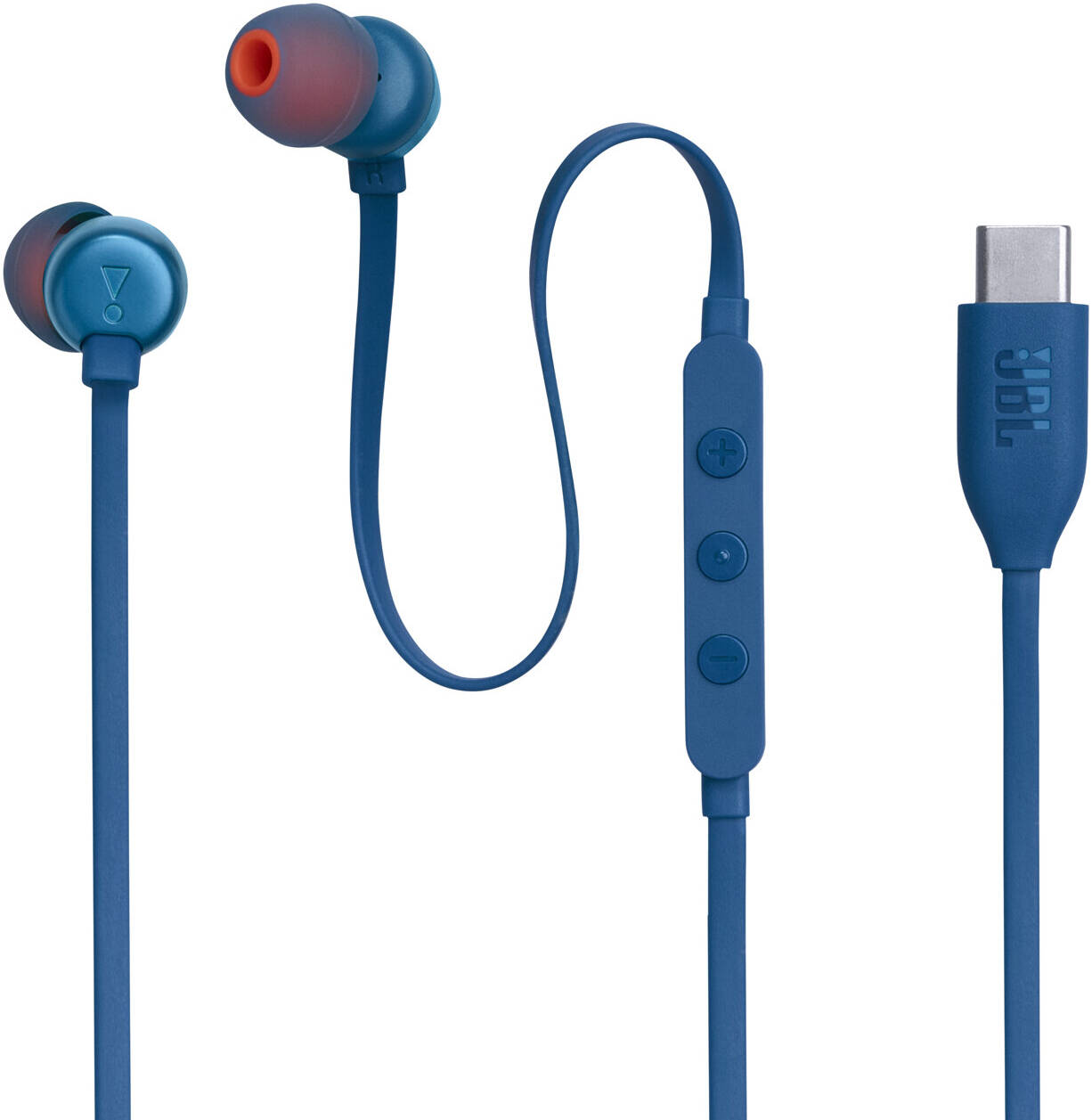 Handsfree USB-C JBL Tune 310C, Blauw JBLT310CBLU