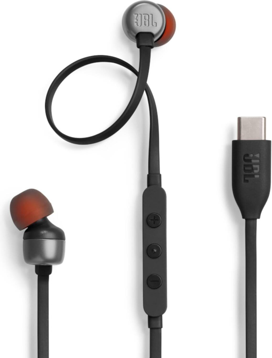 Handsfree USB-C JBL Tune 310C, Zwart JBLT310CBLK