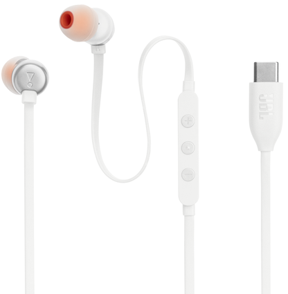 Handsfree USB-C JBL Tune 310C, Wit JBLT310CWHT