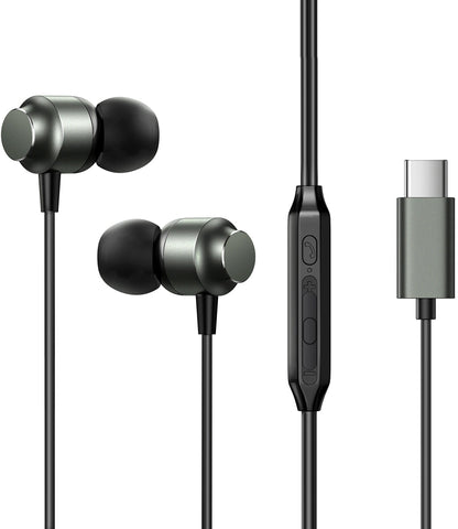 Handsfree USB-C Joyroom JR-EC06, Grijs