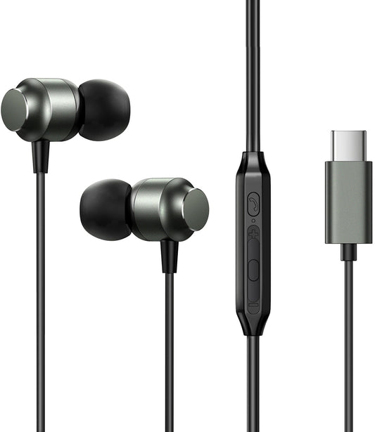Handsfree USB-C Joyroom JR-EC06, Grijs