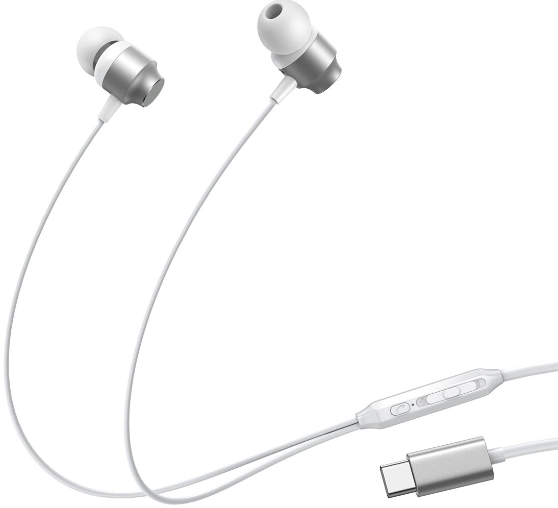 Handsfree USB-C Joyroom JR-EC06, Zilver