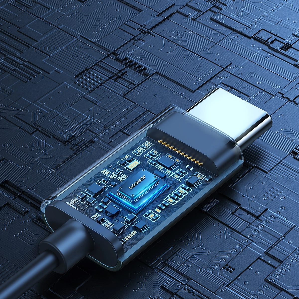 Handsfree USB-C Joyroom JR-EC06, Grijs