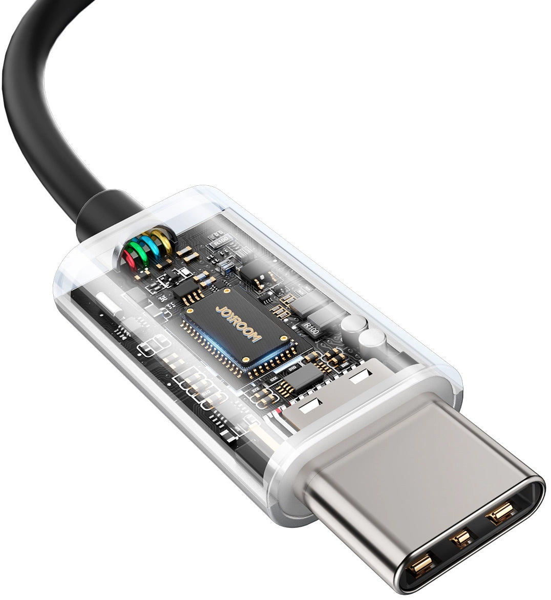 Handsfree USB-C Joyroom JR-EC07, Zwart