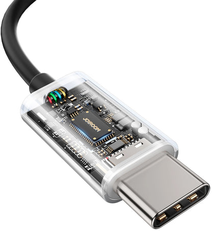 Handsfree USB-C Joyroom JR-EC07, Zwart