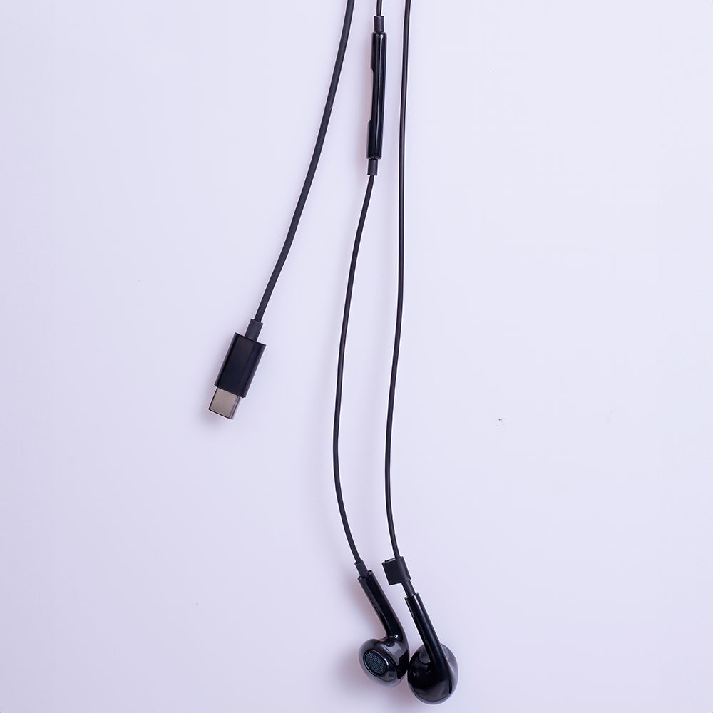 Handsfree USB-C MaXlife MXEP-04, Zwart