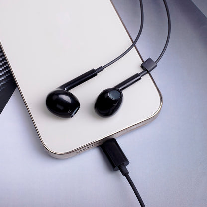 Handsfree USB-C MaXlife MXEP-04, Zwart