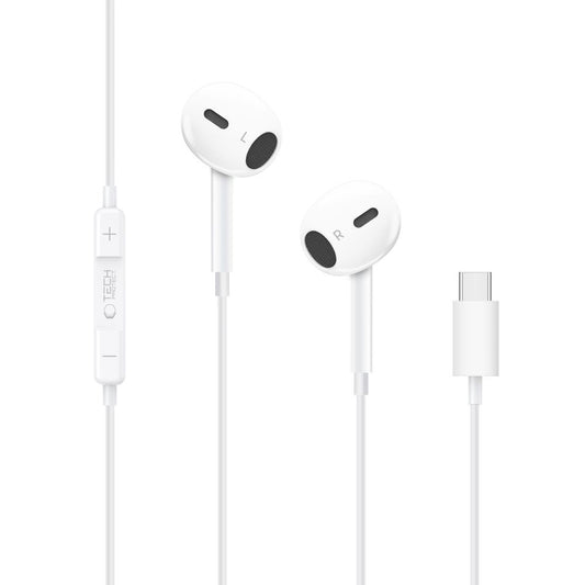 Handsfree USB-C Tech-Protect Ultraboost Core G2, Wit