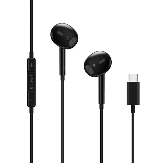 Handsfree USB-C Tech-Protect Ultraboost Core G2, Zwart