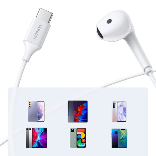 Handsfree USB-C UGREEN EP101, Wit