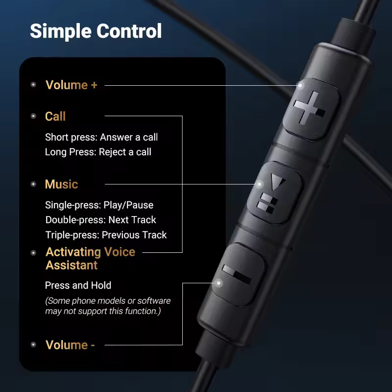 Handsfree USB-C UGREEN EP105, Zwart