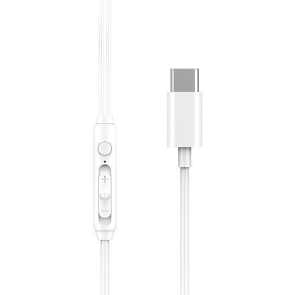 Handsfree USB-C WiWu EB314, Wit 