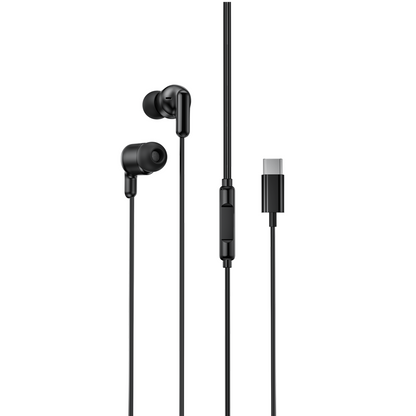Handsfree USB-C XO Design EP84, Zwart