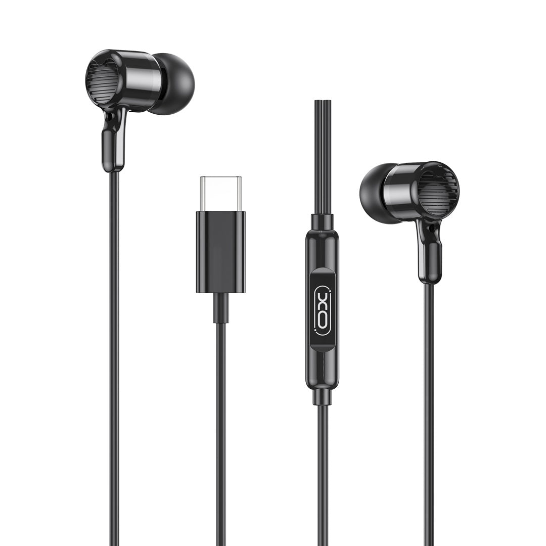 Handsfree USB-C XO Design EP81, Zwart