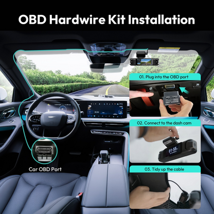 Botslab OBD-hardwirekit voor camera HK40 Plus / HK30 Pro / G500H Pro / G980H Pro / G300H Pro / V9H / G980H 4CH