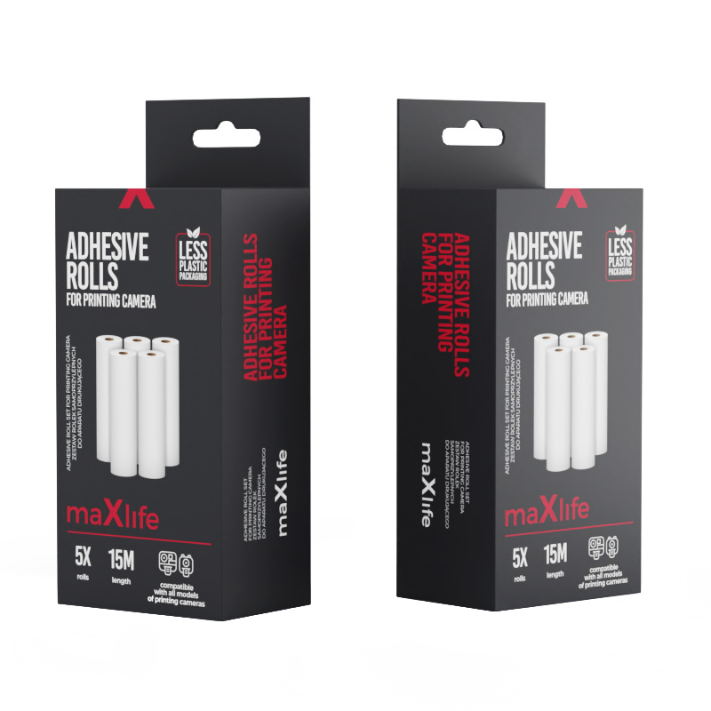 MaXlife Fotopapier voor Digitale Camera MXPC-100, Set van 5 stuks