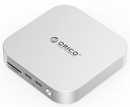 Orico MiniLink M49P multifunctionele hub voor Apple Mac Mini M4, 9-in-1, Zilver