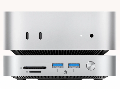 Orico MiniLink M49P multifunctionele hub voor Apple Mac Mini M4, 9-in-1, Zilver