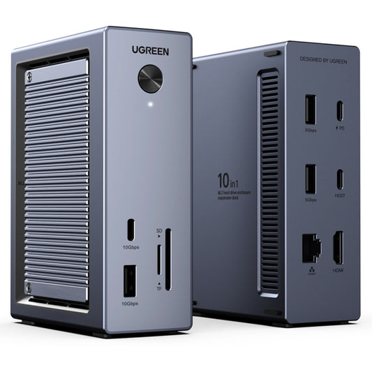 Multifunctionele Hub UGREEN CM923 (55735), 10in1, Gri